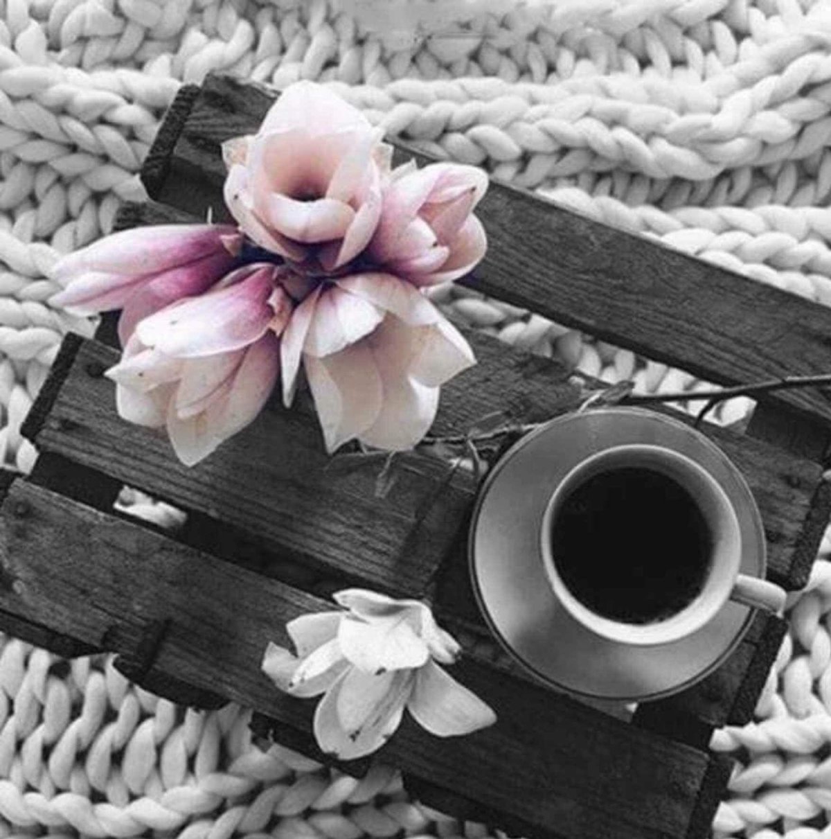 Стильные композиции кофе цветы