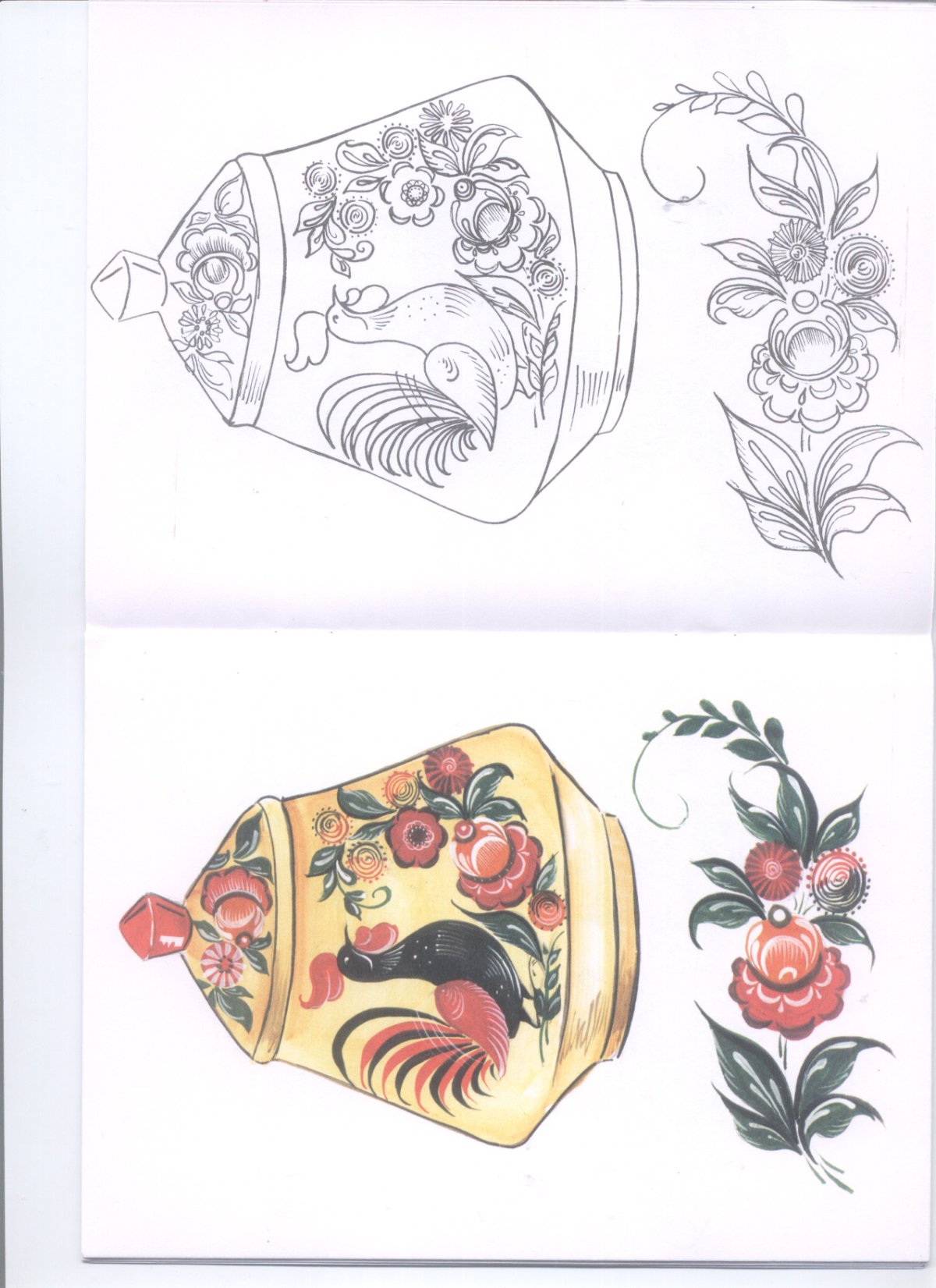 Полхов-Майданская роспись