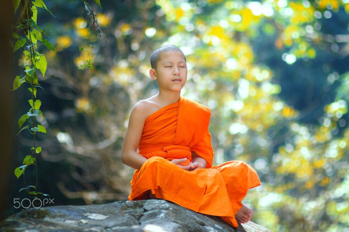 Покой дзен ребенок