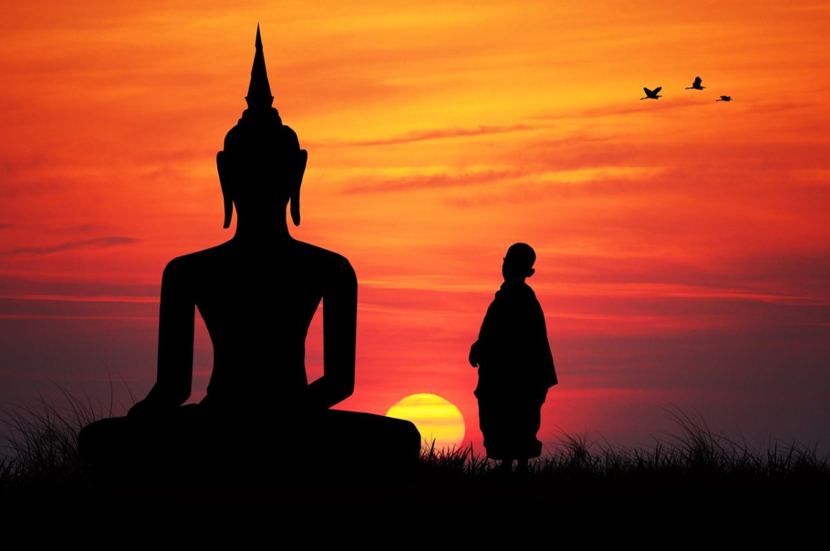 Статуя Будды в Кызыле