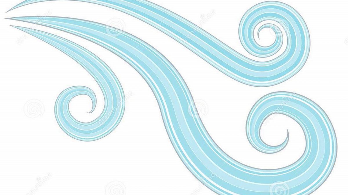 Порывы ветра вектор