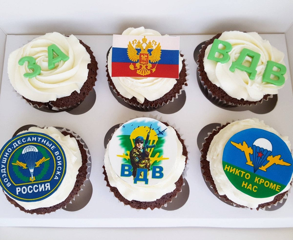 Эмблема ВДВ на торт