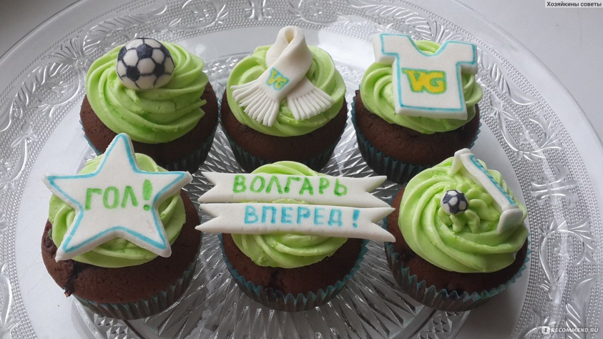 Капкейки на 23 мужу