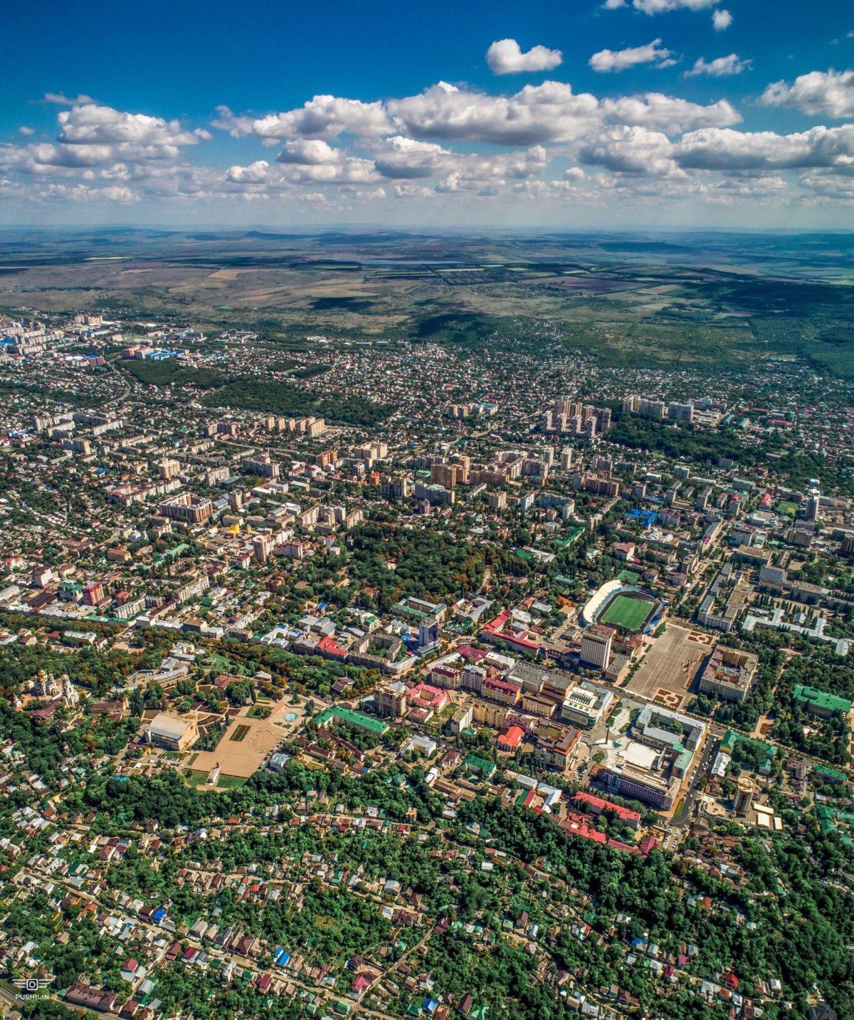 Ставрополь с высоты птичьего полета
