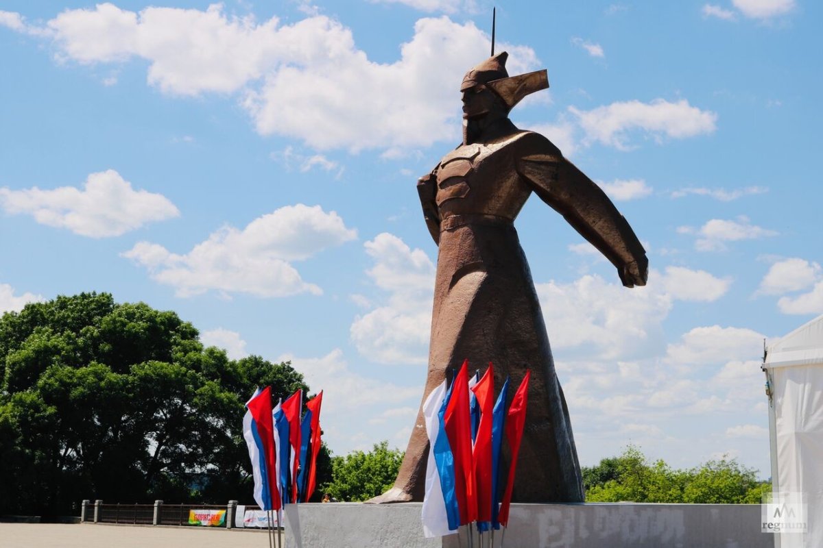 Крепостная гора Ставрополь солдат