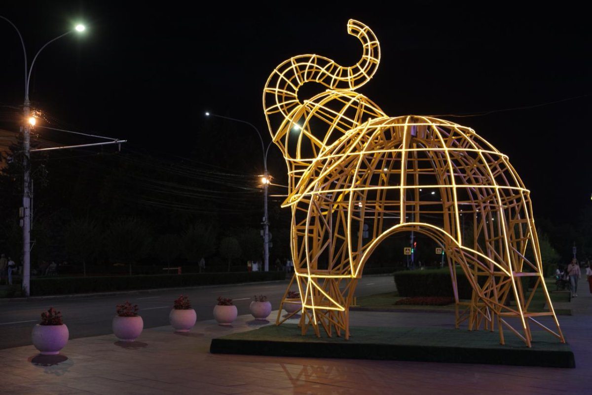 Арт объект слон Ставрополь открытие