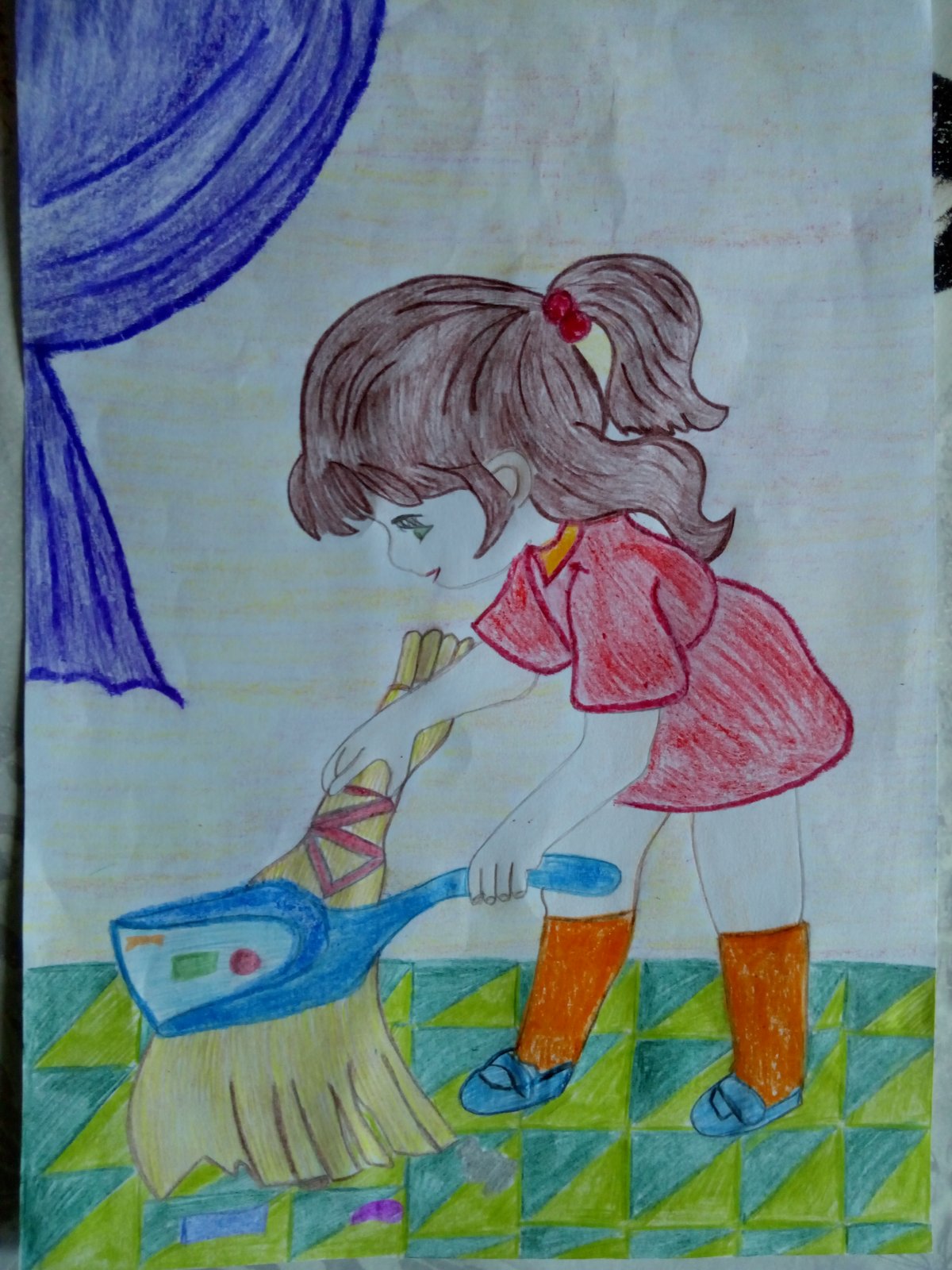 Маленькие дети помощники