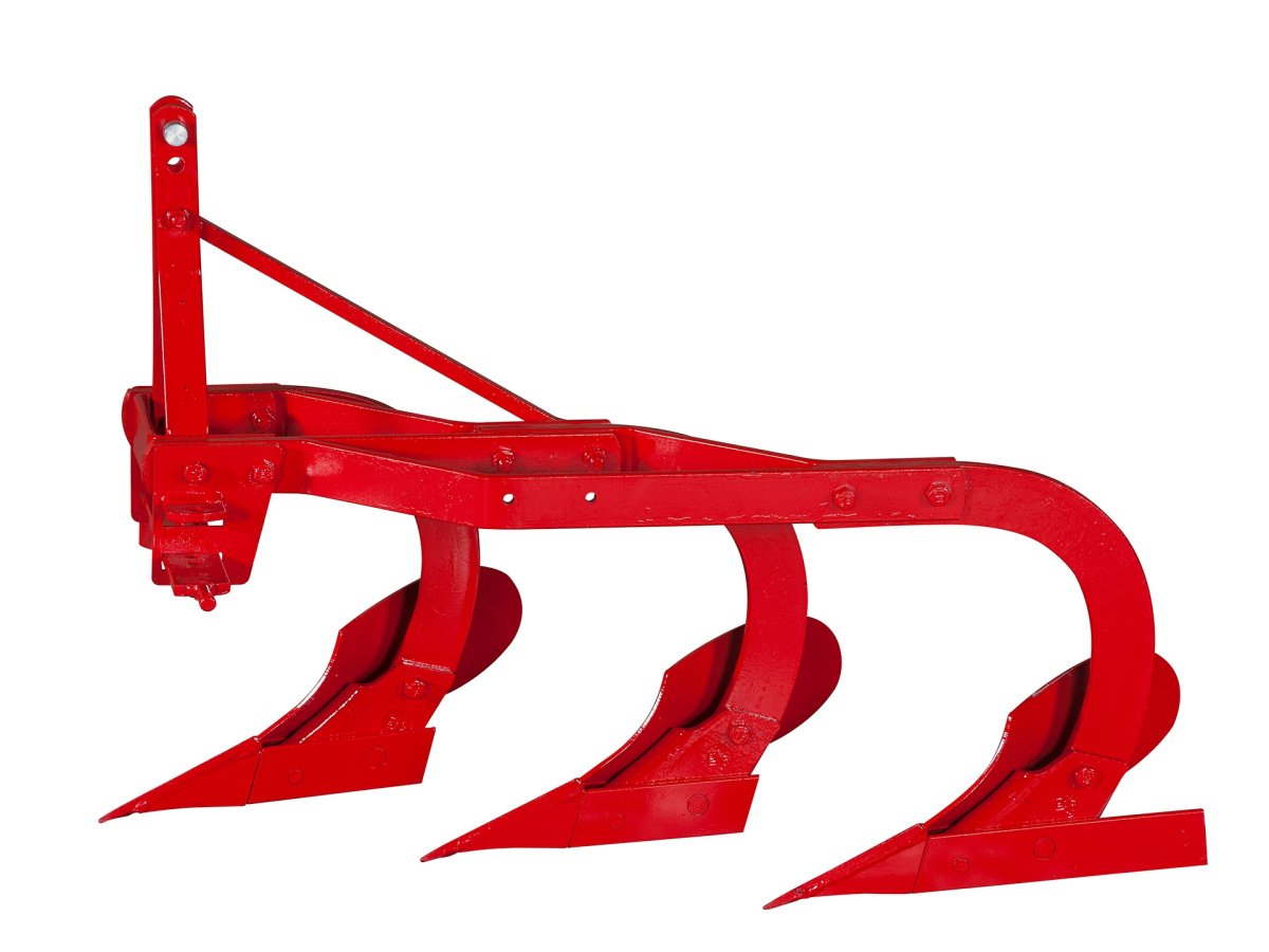 Трактор с плугом вектор