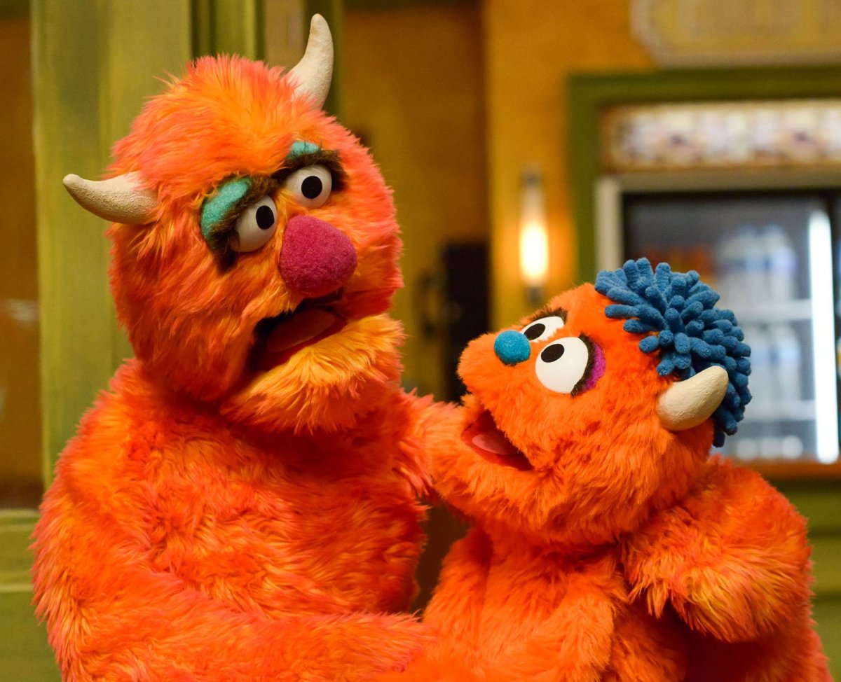 Улица сезам оранжевый