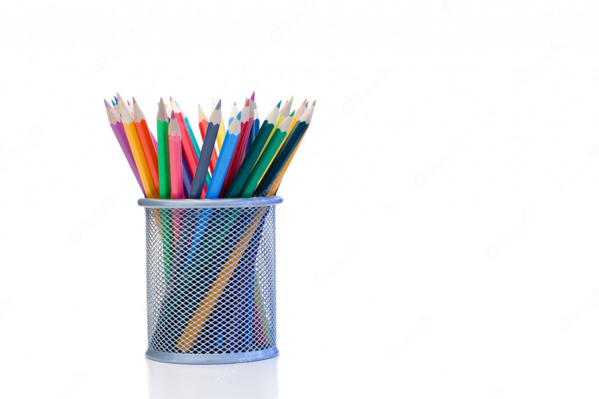 Баночка с карандашами
