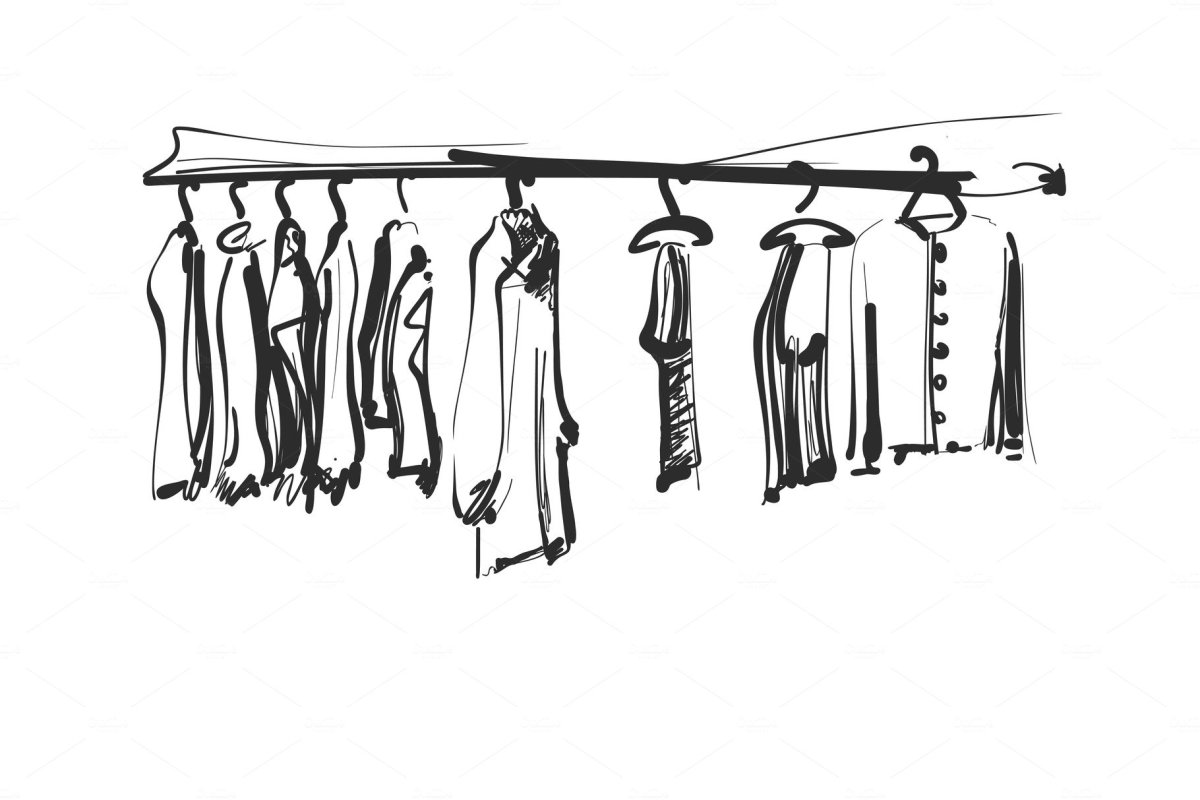 Векторное изображение для гардероба