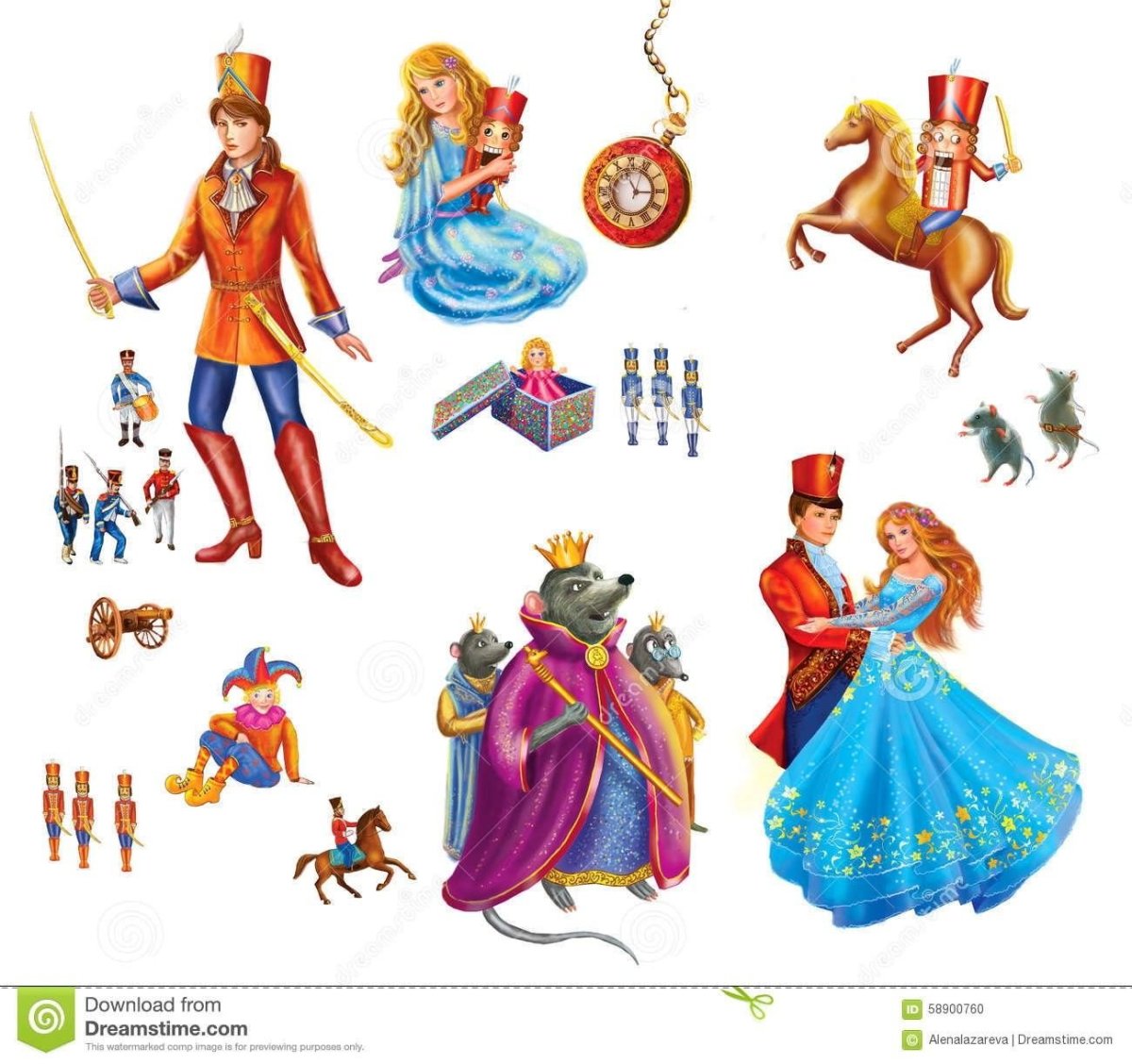 Герои сказки Щелкунчик