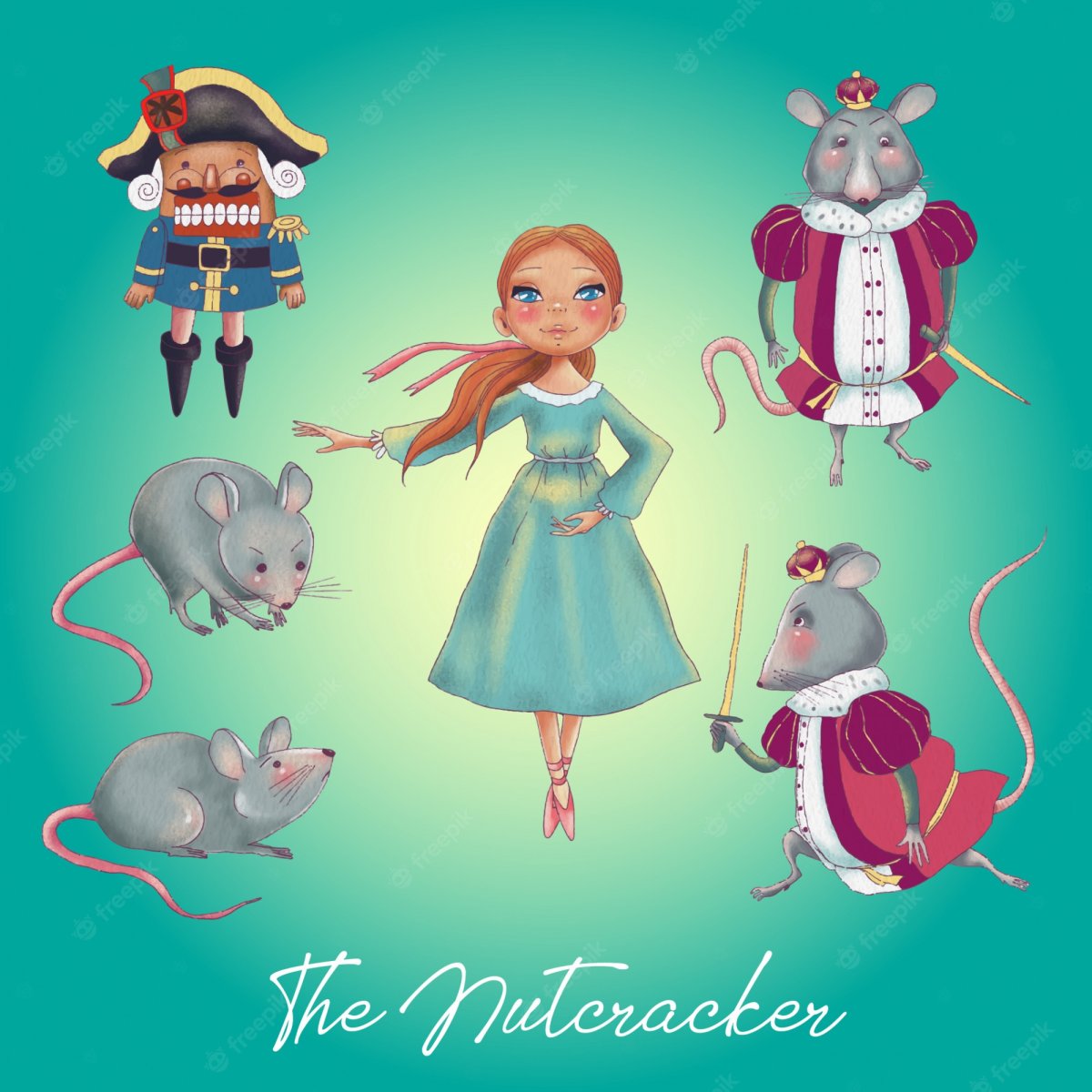 Мари из Щелкунчика вектор