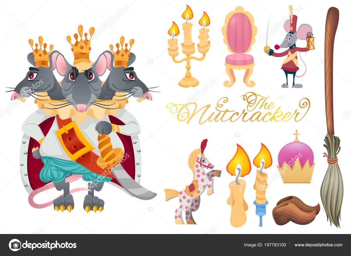 Герои сказки Щелкунчик Мышильда