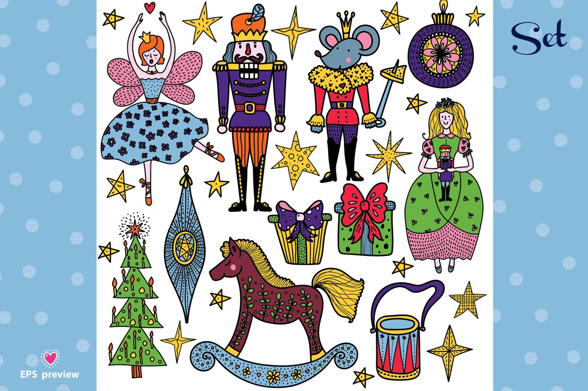 Персонажи из Щелкунчика