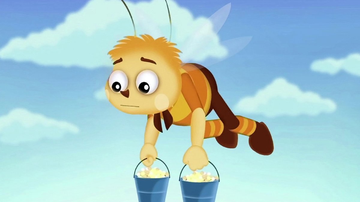 Нарисовать Пчеленка из мультика Лунтик