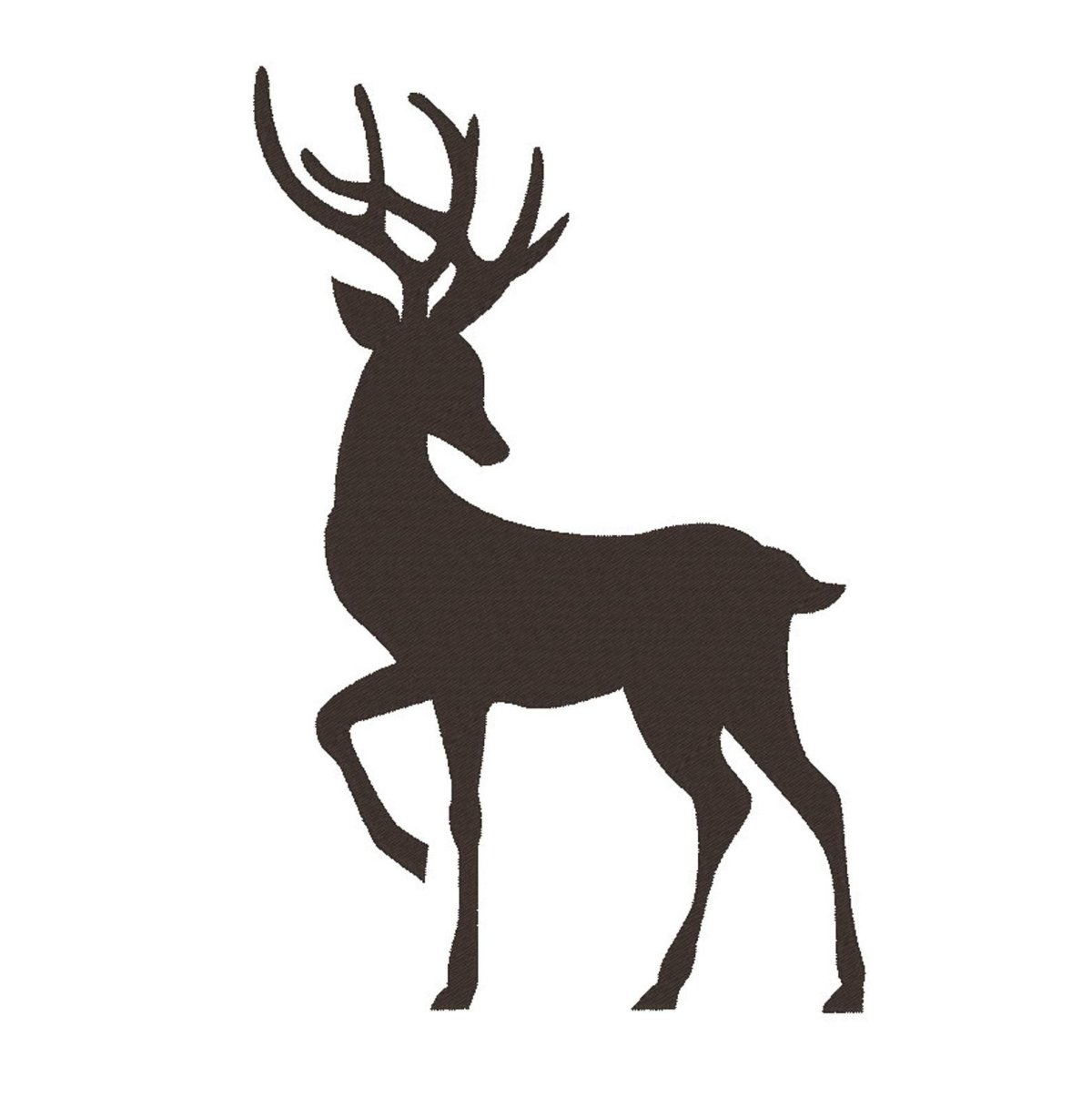 Силуэт оленя