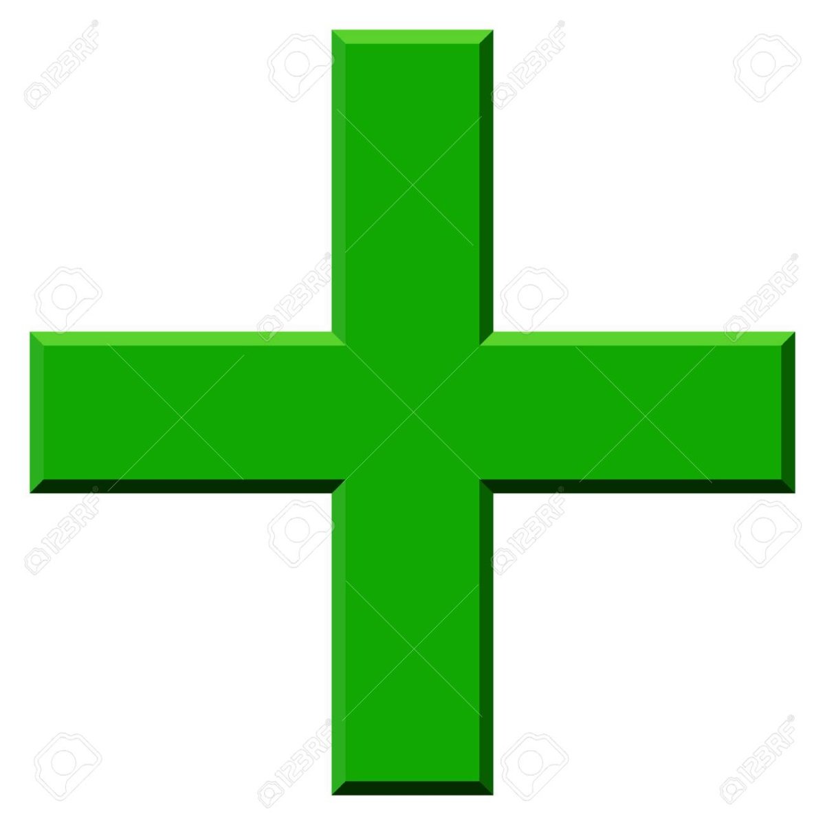 Значок плюс цветной