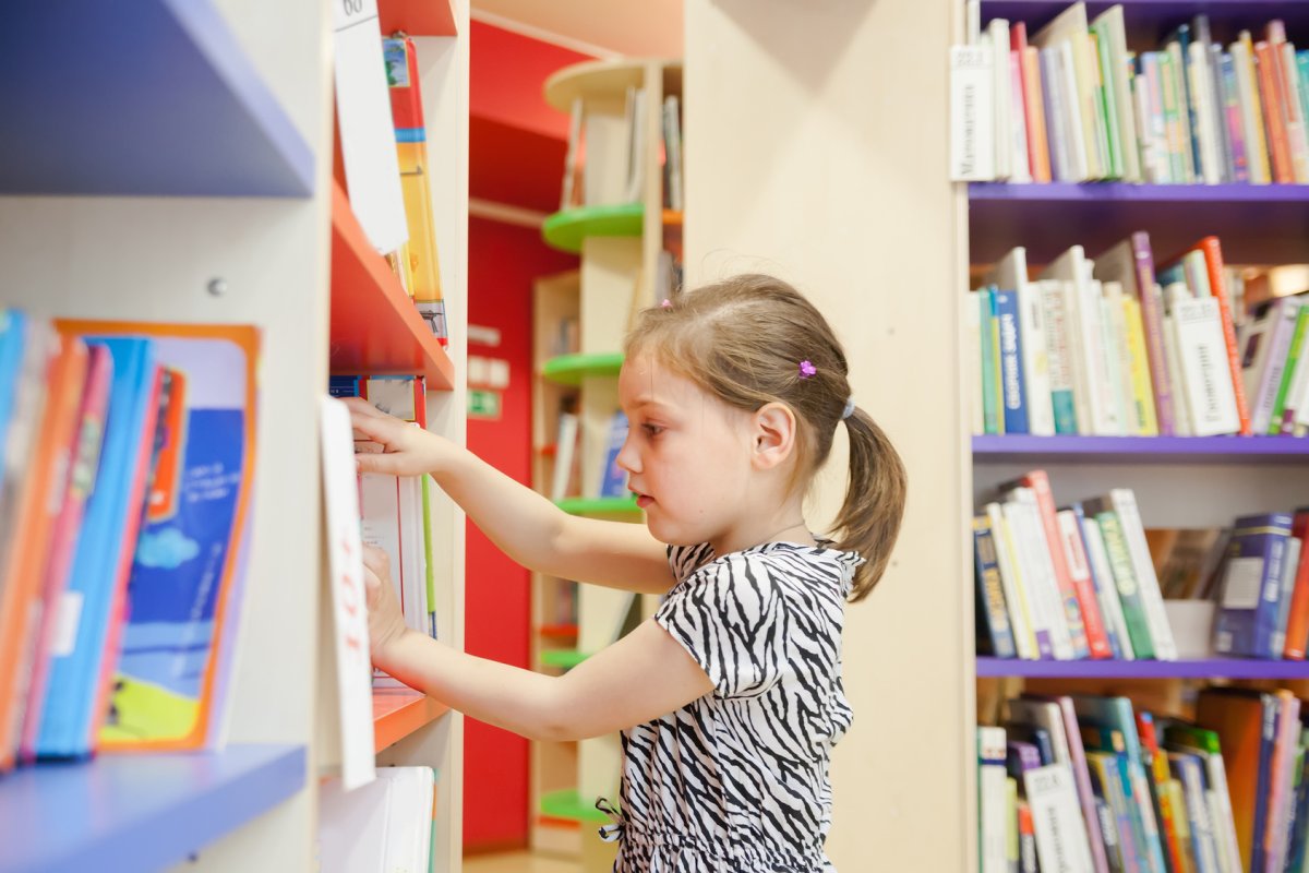 Фотосъемка детей в библиотеке