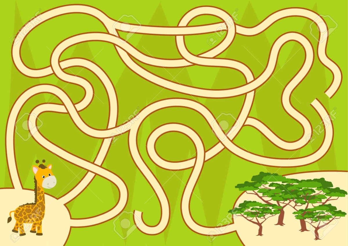 Лабиринт для детей лес