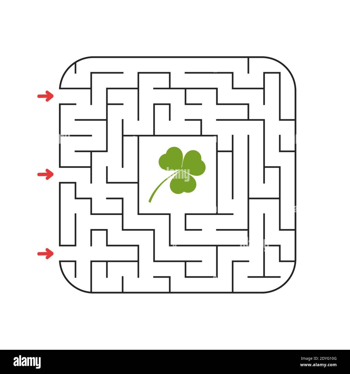 Лабиринты для детей растения