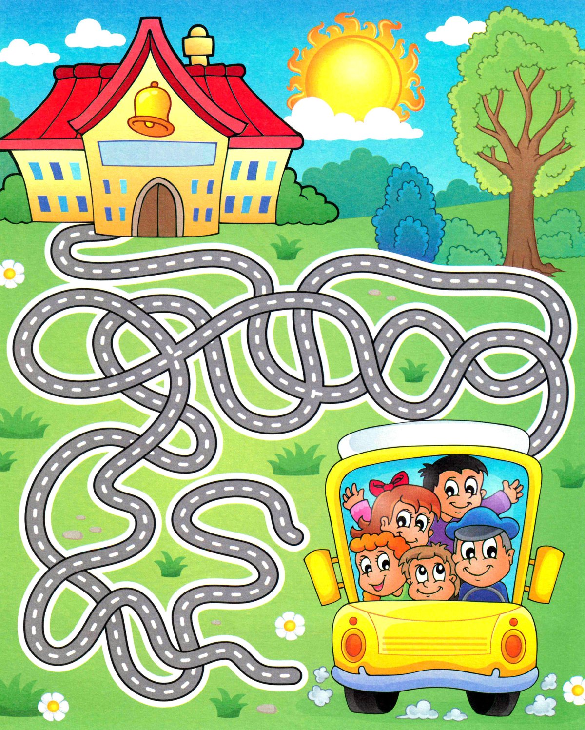 Лабиринт для детского сада