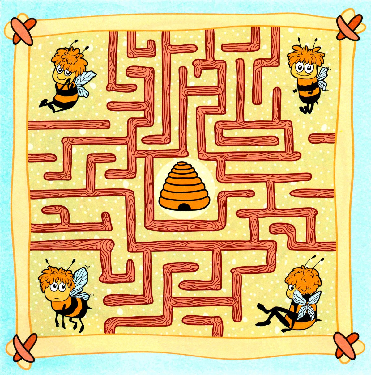 Лабиринт пчела