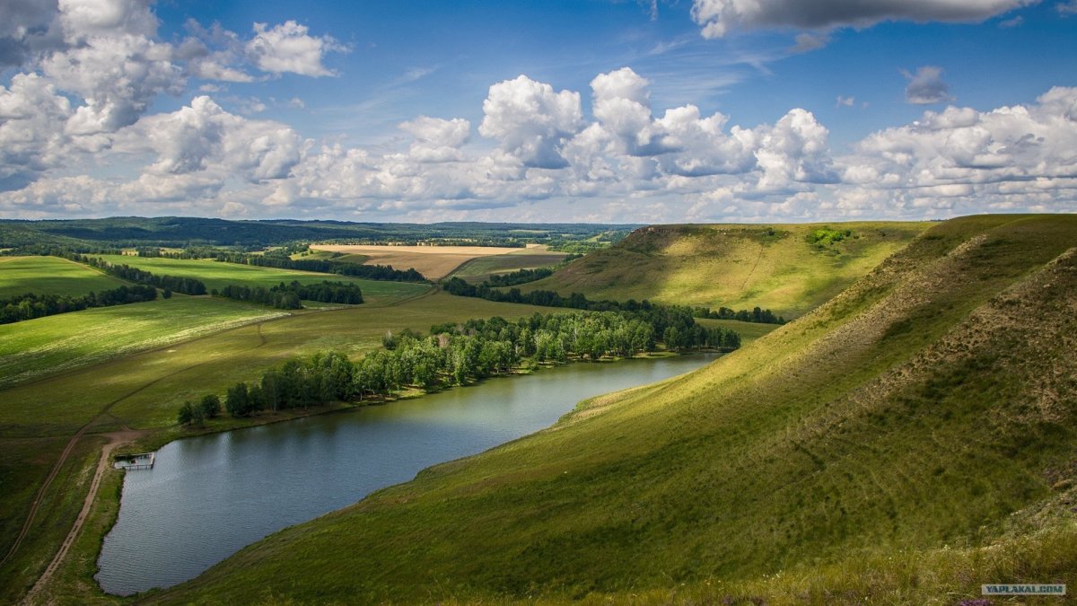 Удмуртия Холмистая равнина