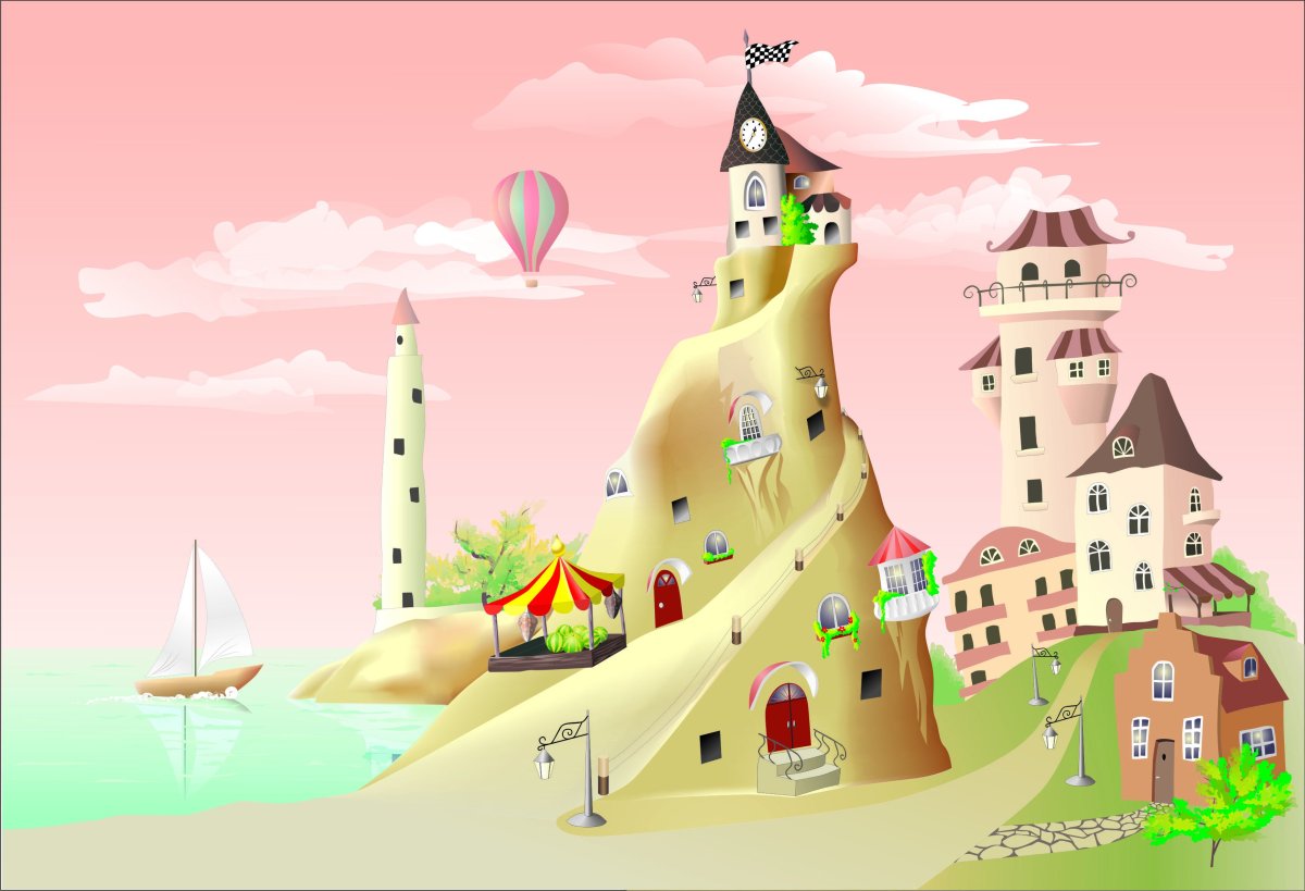 Нарисованный городок