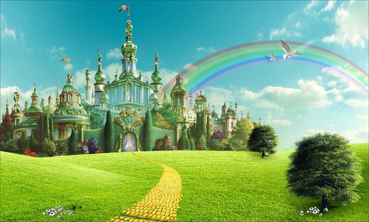 Изумрудный город дворец Гудвина