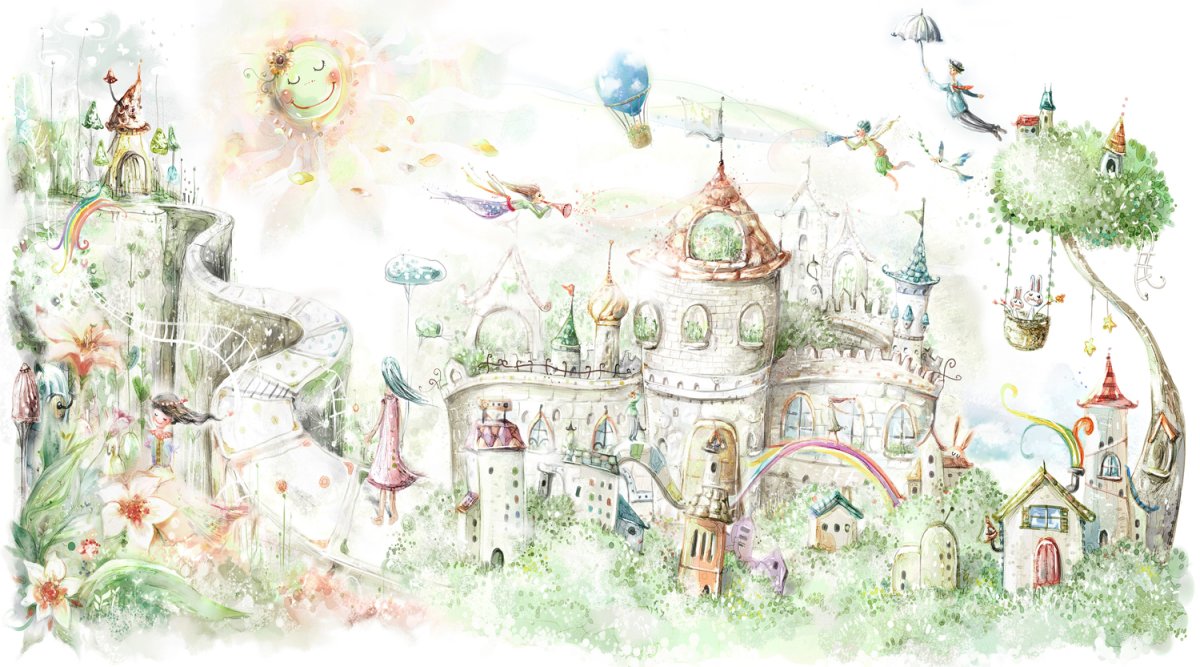 Флизелиновые фотообои детские