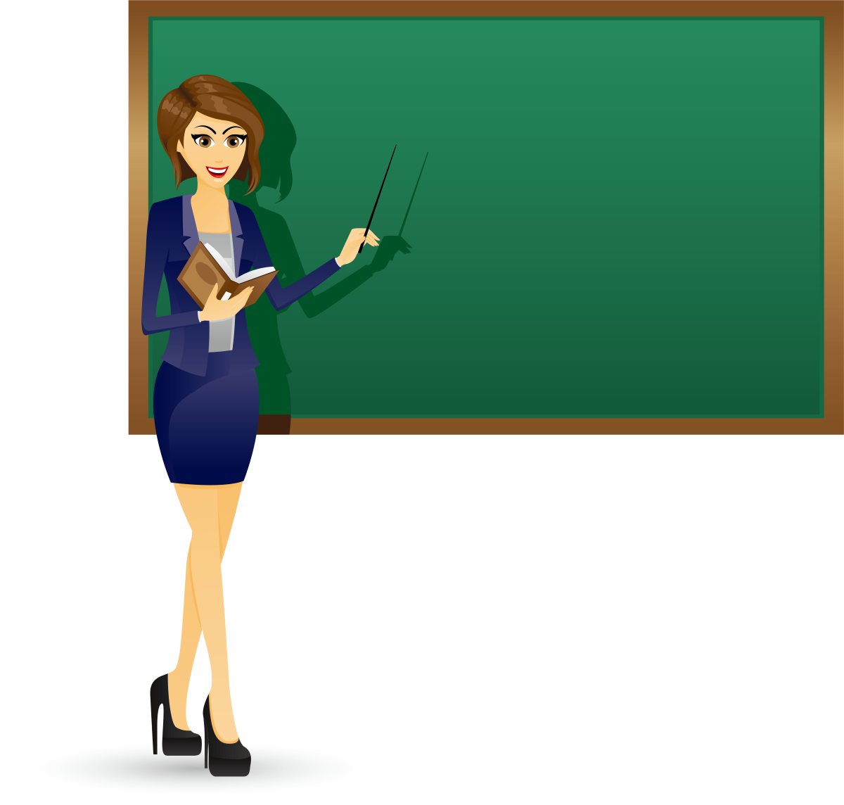 Учитель у доски