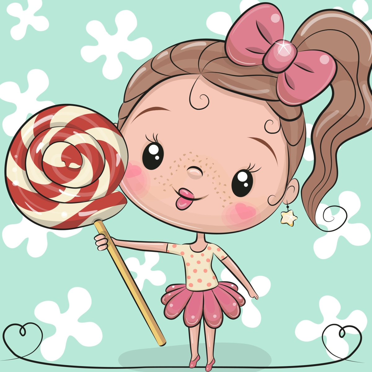 Девочка Карамелька