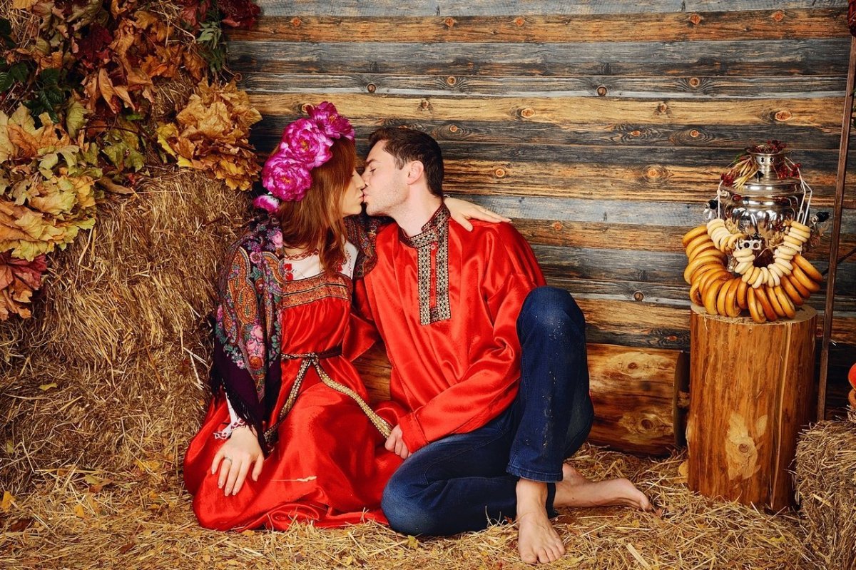 Фотосессия в русско народном стиле