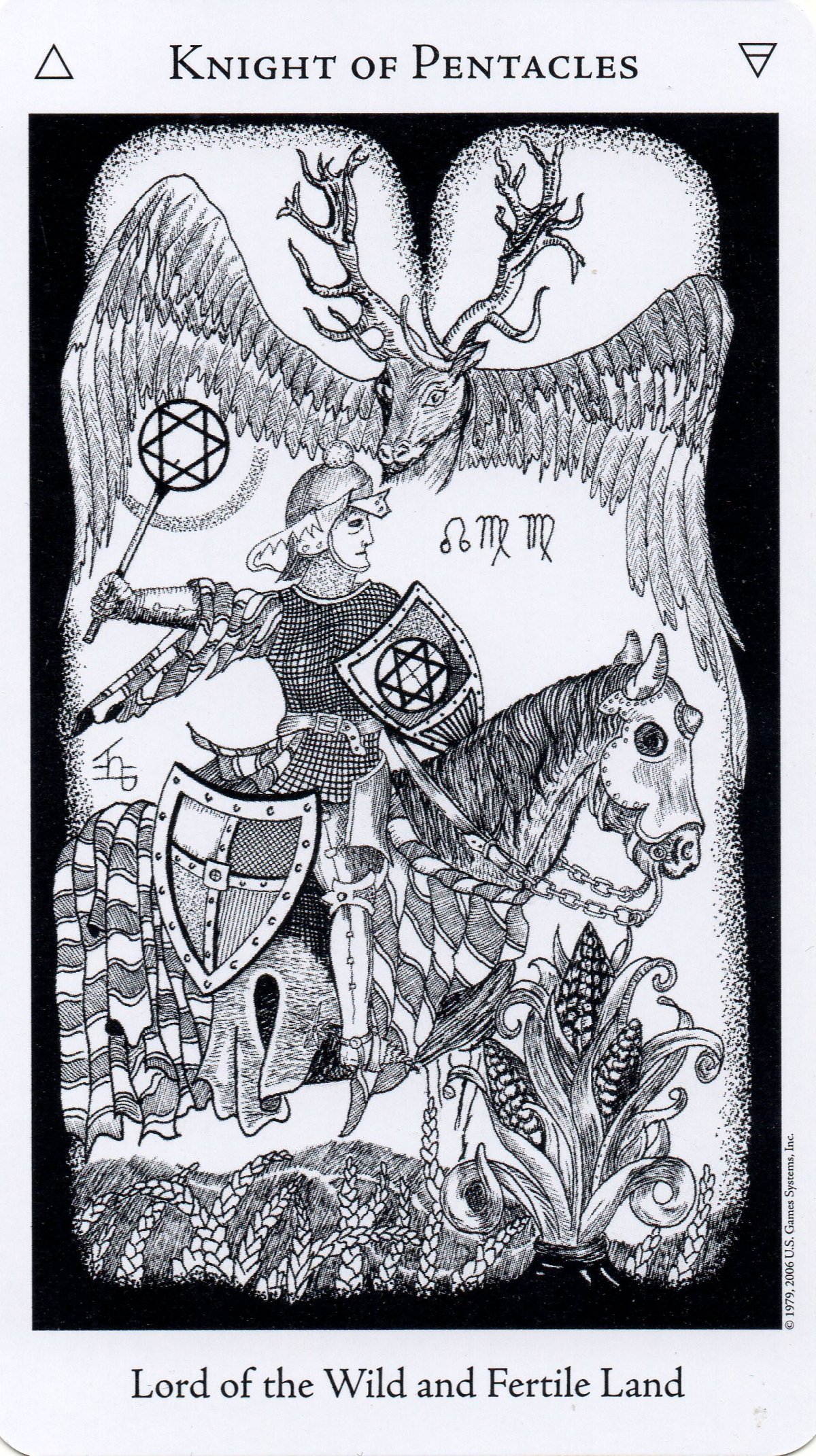 Всадник пентаклей Таро