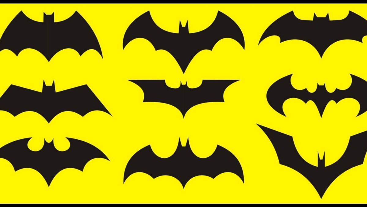 Знак Бэтмена вектор