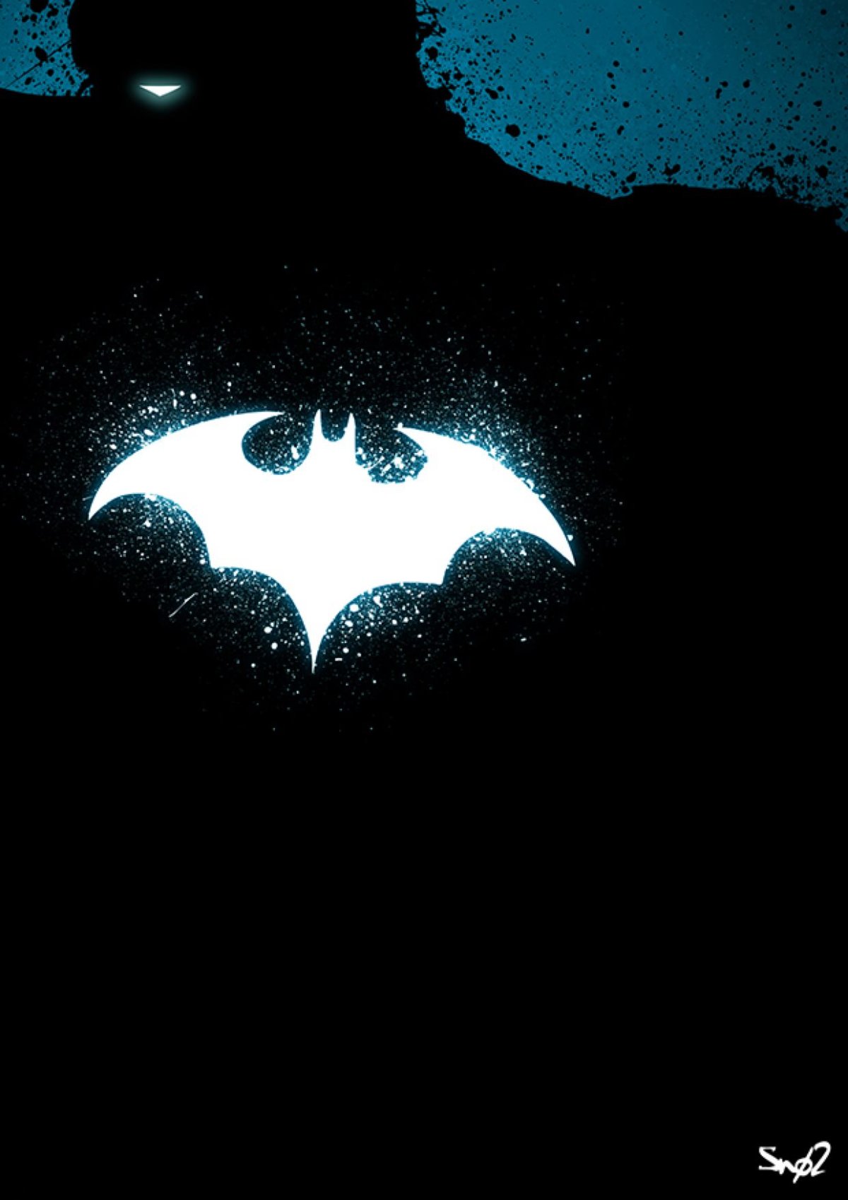 Значок Бэтмена розовый