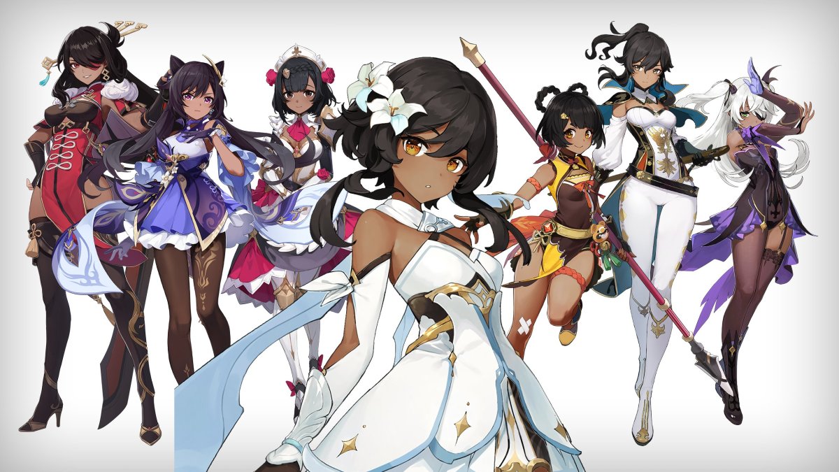 Синьора Геншин в полный рост