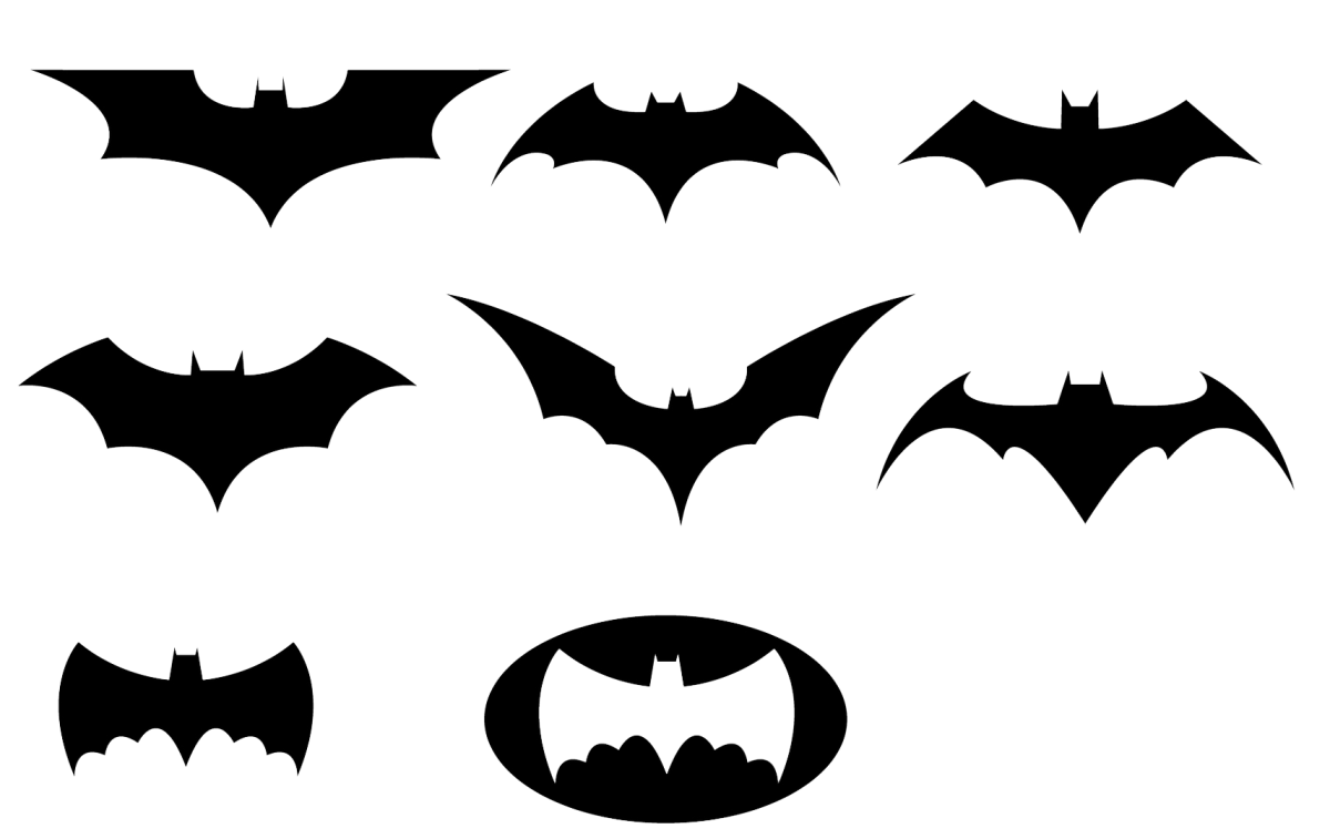 Значок Бэтмена раскраска
