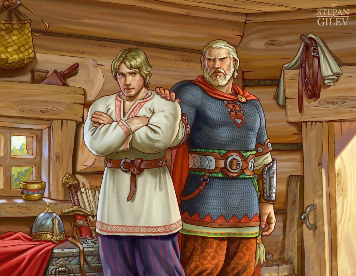 Мультик 3 богатыря Алеша Попович