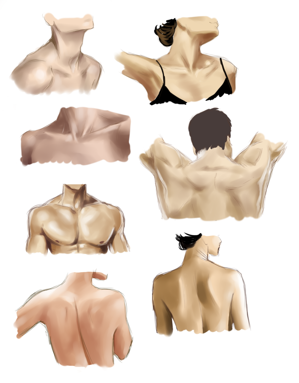 Шея референс