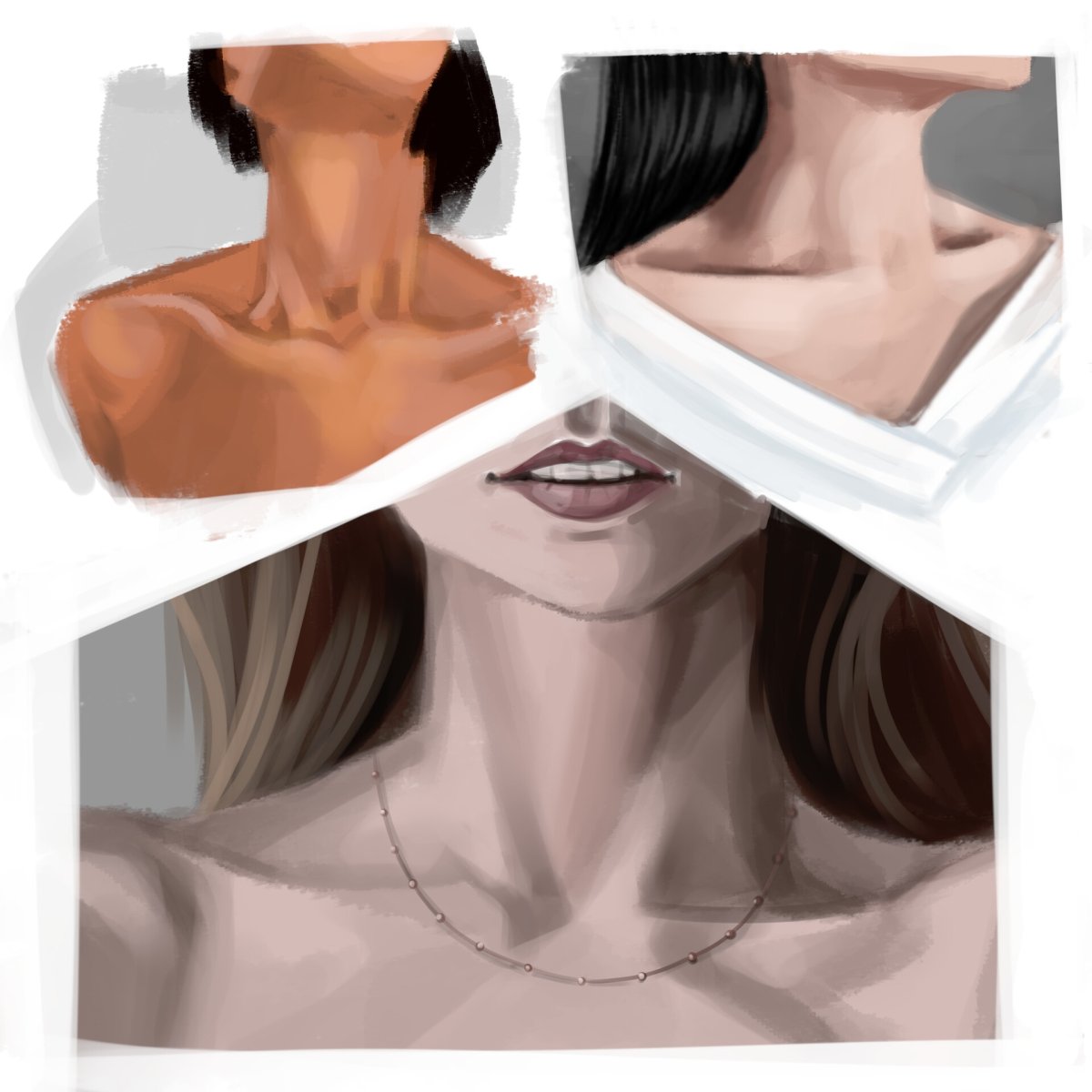 Женские ключицы