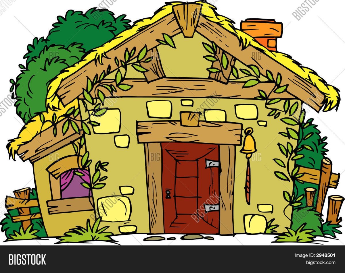 Дом акварелью