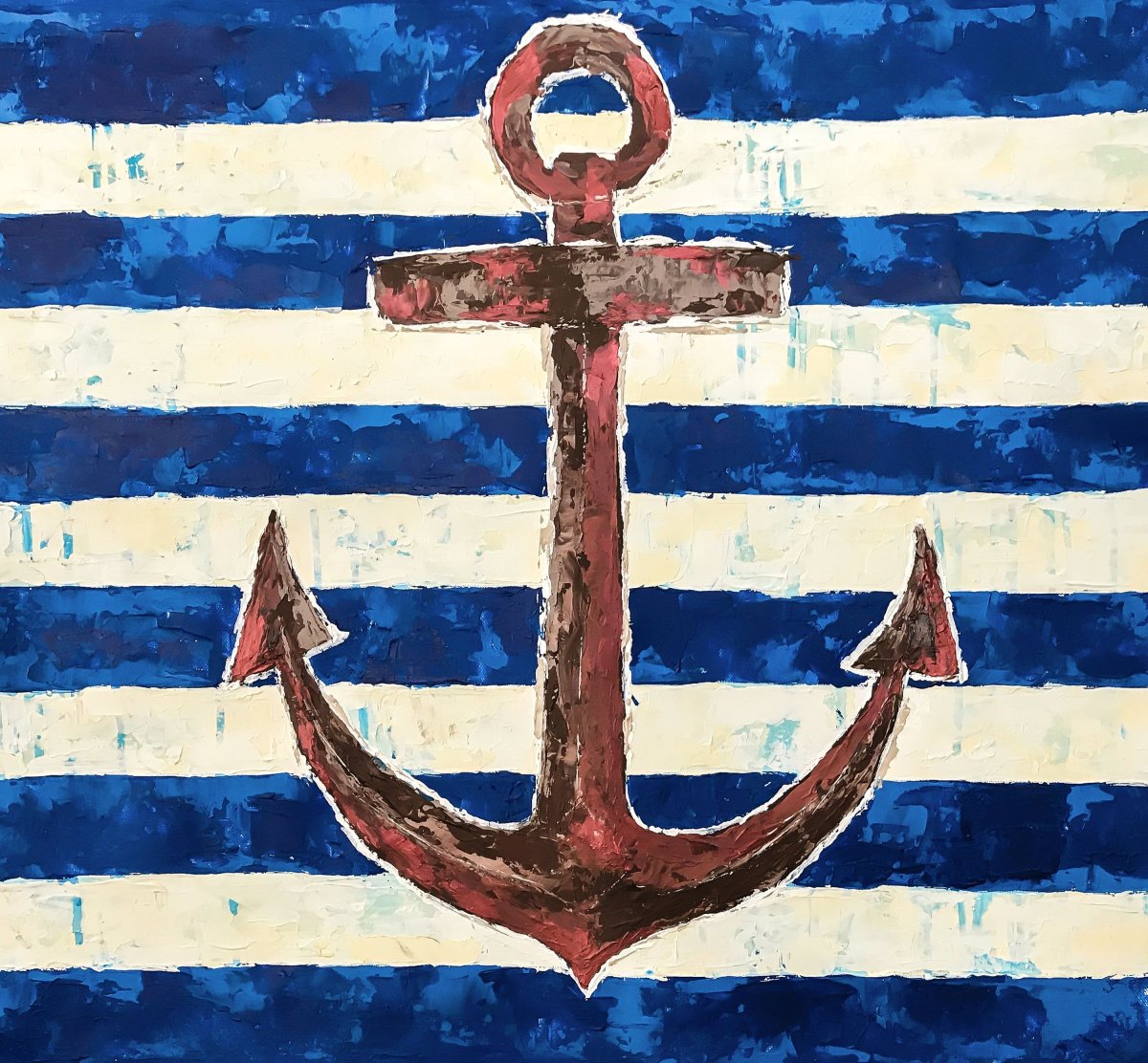 Красивый якорь