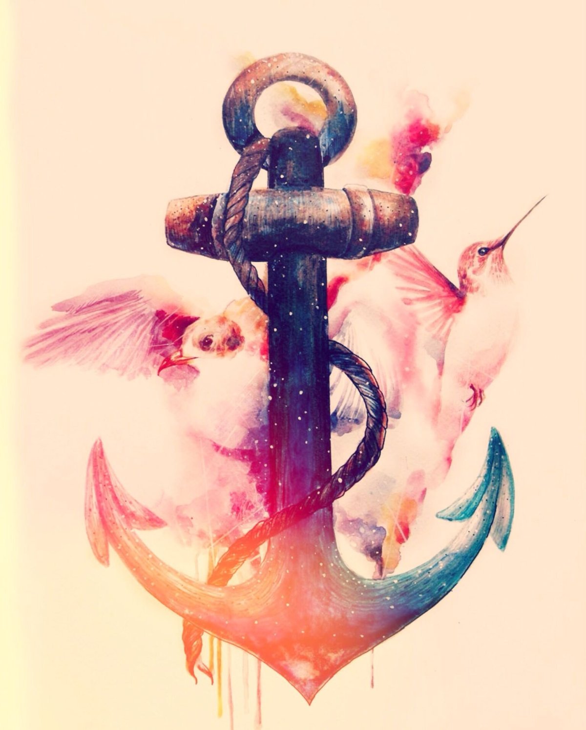 Якорь цветной