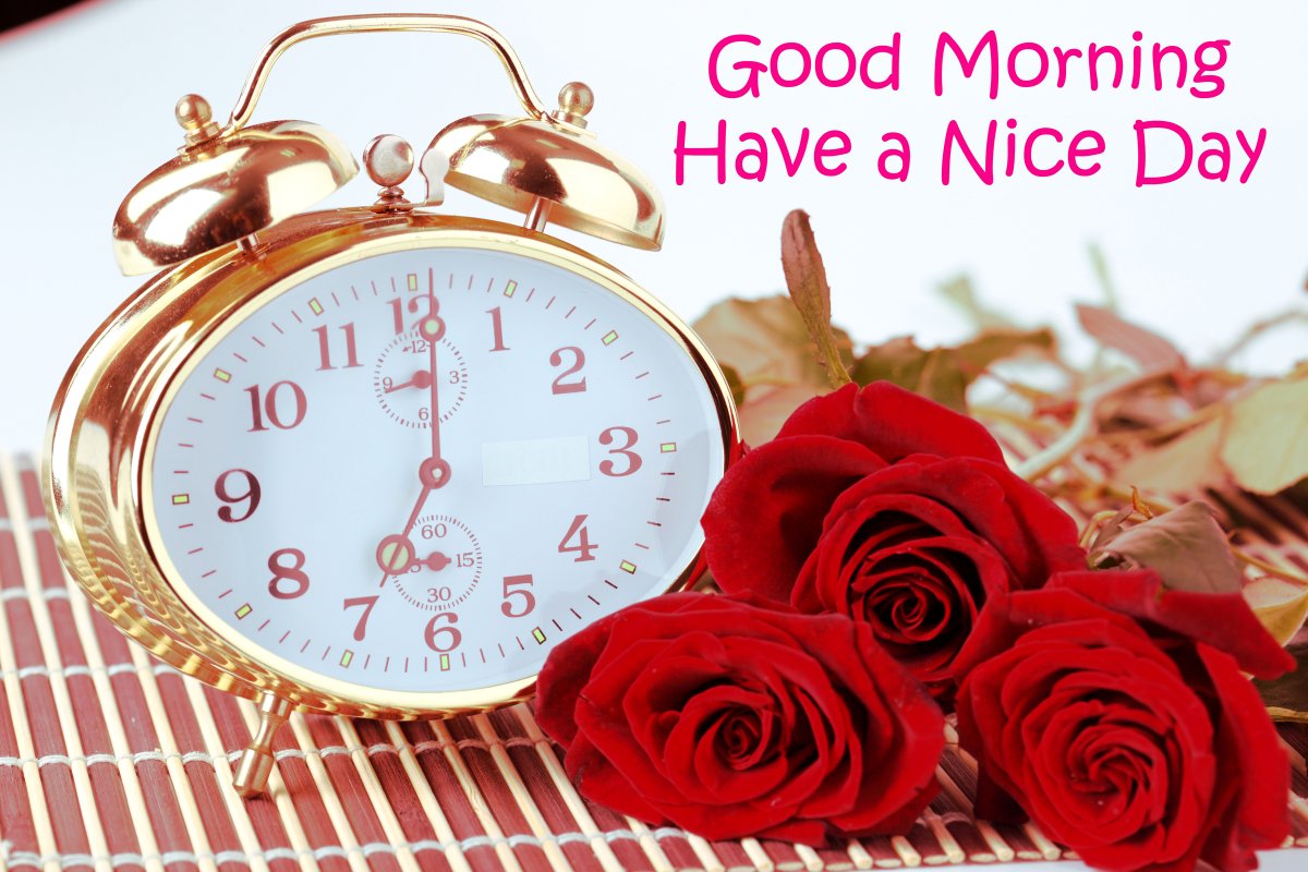 Доброе утро с часами