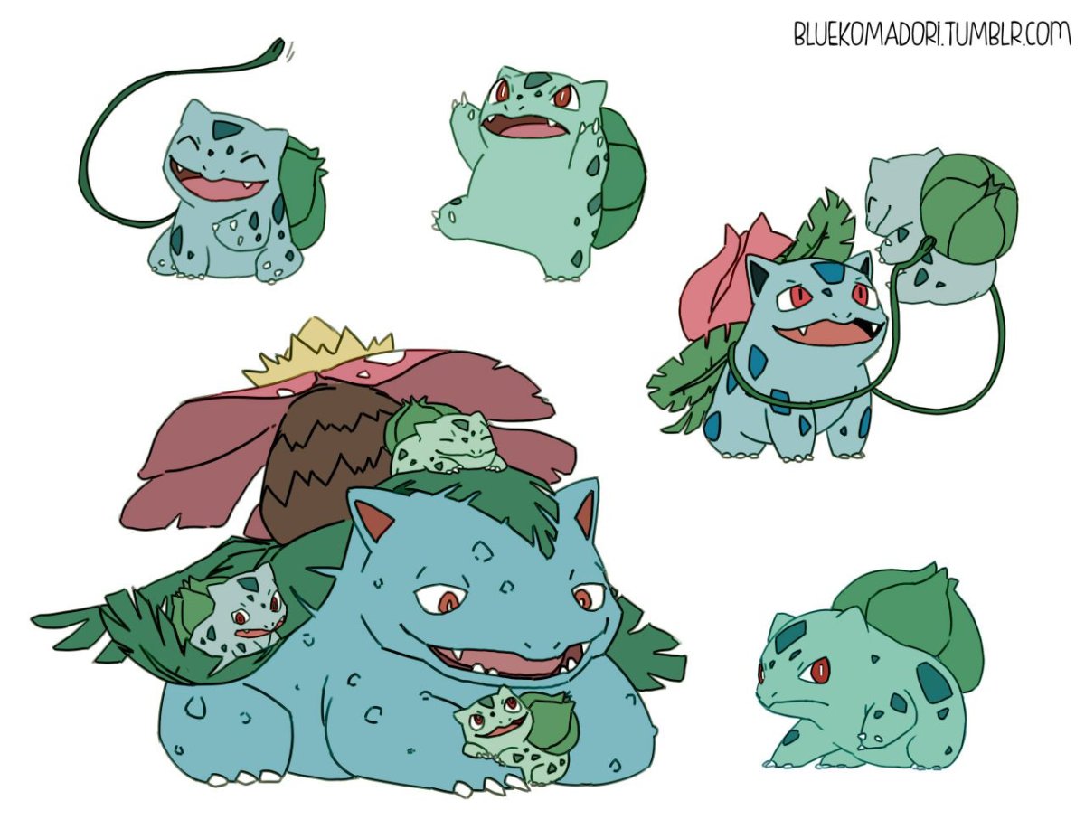 Pokemon Bulbasaur без фона