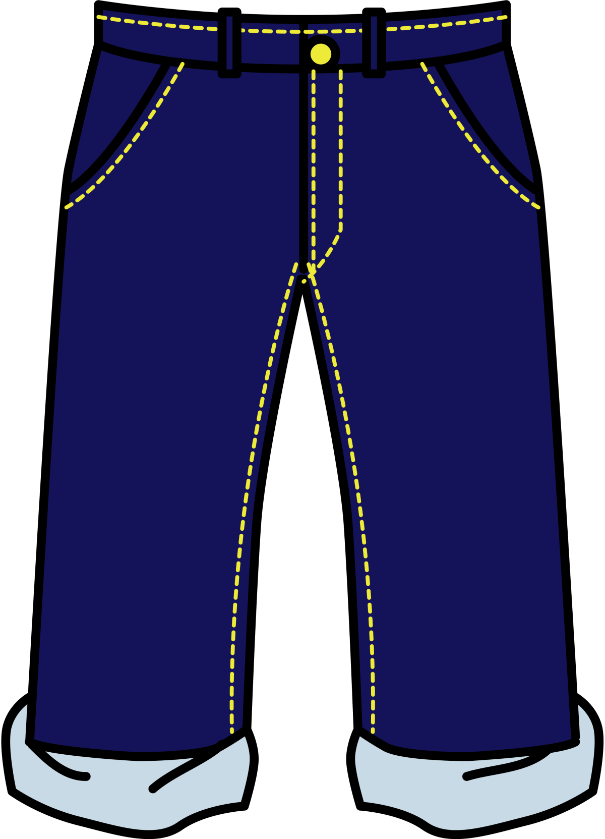 Штаны с заплаткой рисунок