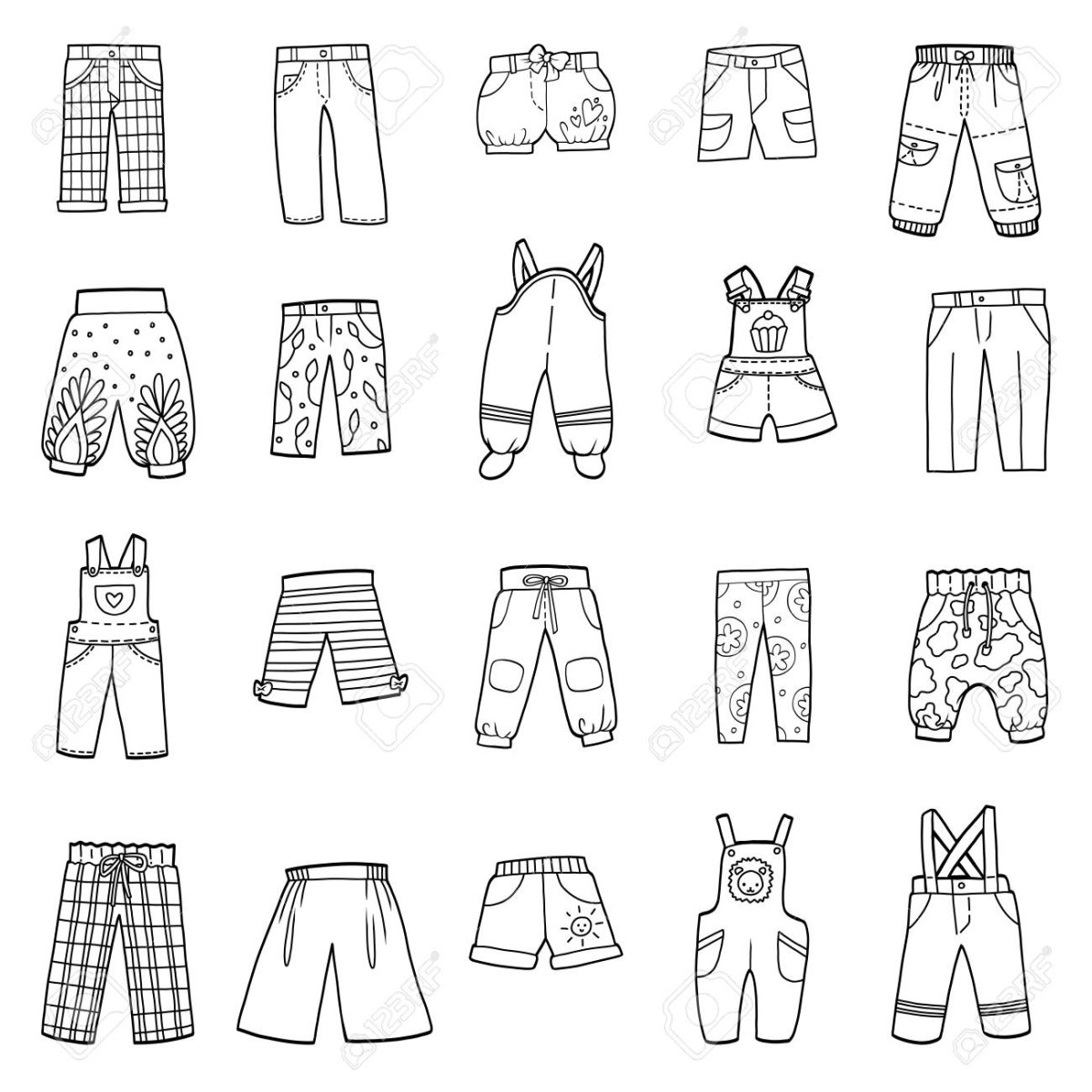 Красные детские штаны