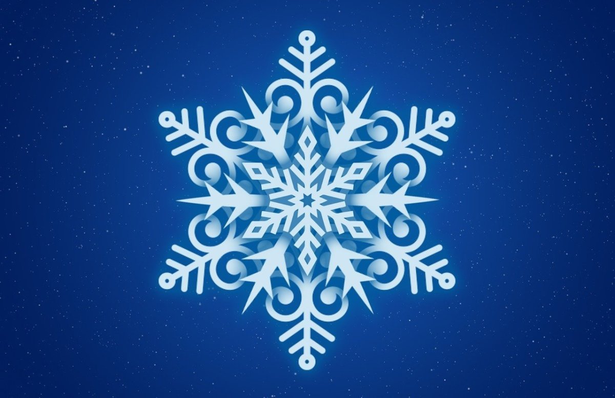 Красивые снежинки